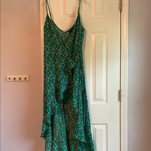 The Fifth Label Green Floral High Low Dress